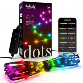 TWINKLY DOTS - Ruban LED RGB de 60 LEDS, 3 mètres, noir