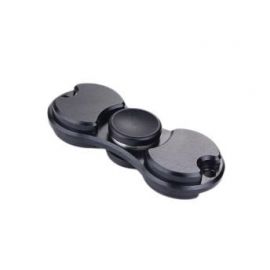 Hand Spinner Duo MÃ©tal Noir