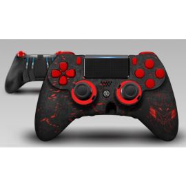Manette Scuf Impact PS4 - Occasion En Parfait état - Rouge - Sans Fil / Filaire