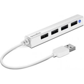 SNAPPY SLIM USB Hub 4 Ports Blanc 001