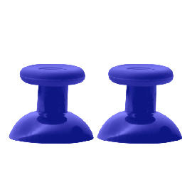 Thumbsticks Long Concave Bleu