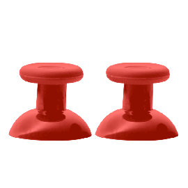 Thumbsticks Long Concave Rouge