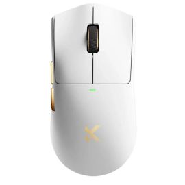 MCHOSE K7 Ultra Lightweight Wireless Gaming Mouse, white gold