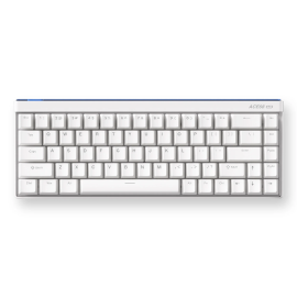 MCHOSE Jet 75 Hall Effect Magnetic Switch Gaming Keyboard, Snow White, QWERTY