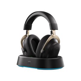 CASQUE MCHOSE V9 TURBO BLACK GOLD - Casque multiplateforme sans fil PS5 PC