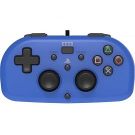 Hori - Mini Manette Filaire PS4 Bleu - Licence Officielle Sony