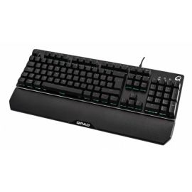 QPAD | MK-40  Clavier Méca-membrane Pro Gaming, Aluminium, rétro-éclairage LED 