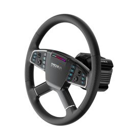 MOZA R5 Pro Truck Bundle with 400 mm Truck Steering Wheel fitted to the Direct Drive wheelbase