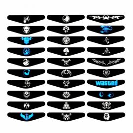Light Bar Stickers à l'unité pour manette PS4 - Planche 5