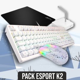 Pack clavier souris Xtrfy K2