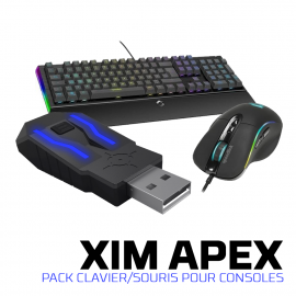 Pack Clavier / Souris pour Consoles - XIM + SOURIS SICANOS RGB + CLAVIER ORIOS RGB 001