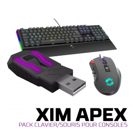 Pack Clavier / Souris pour Consoles - XIM + SOURIS TARIOS RGB + CLAVIER ORIOS RGB 001