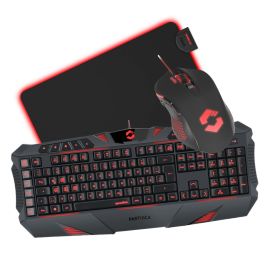Pack clavier souris pas cher rouge
