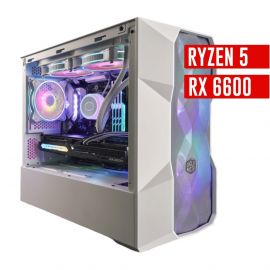 PC Gamer Mercury - Processeur Ryzen 5, carte graphique AMD Radeon RX 6600 