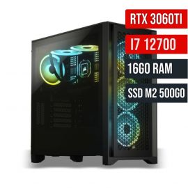 PC Gamer Diamond - Processeur intel i7, carte graphique RTX 3060 ti, 16Go DDR5