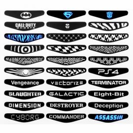 Light Bar Stickers à l'unité pour manette PS4 - Planche 1.1