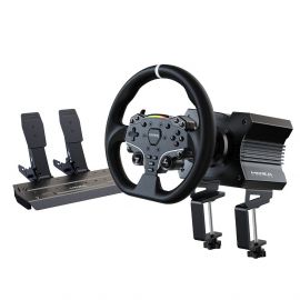 MOZA RACING R5 Bundle - Pack Simracing, Base Volant Direct Drive Et Pédalier