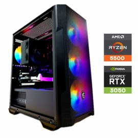 PC Gamer Polaris - Processeur AMD Ryzen 5 5500, Carte graphique NVIDIA GeForce RTX 5050