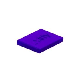 K5 Compact, Logo plate, Xtrfy, Purple