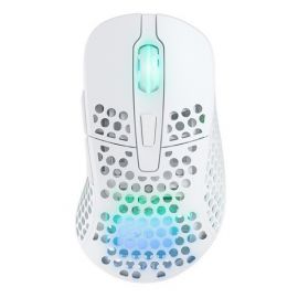 Souris M4 Wireless - Souris gaming sans fil, ultralégère, blanc