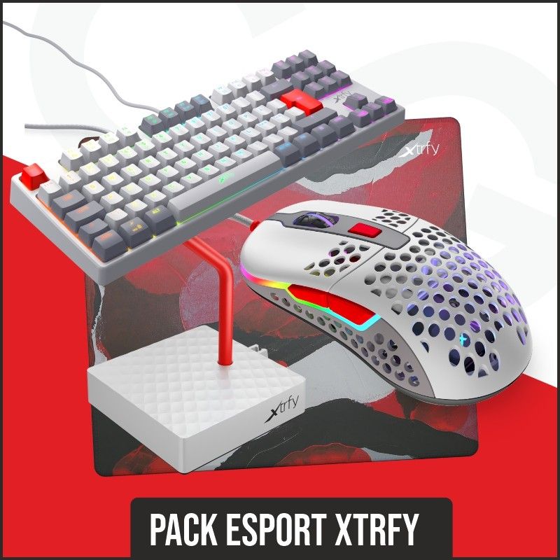 Pack Esport Xtrfy Retro - Pack clavier souris Xtrfy