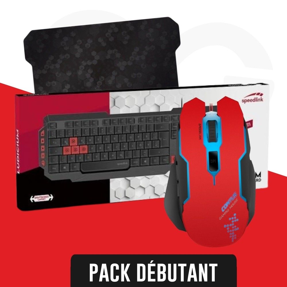 Pack clavier/souris Speedlink - Débutant PC