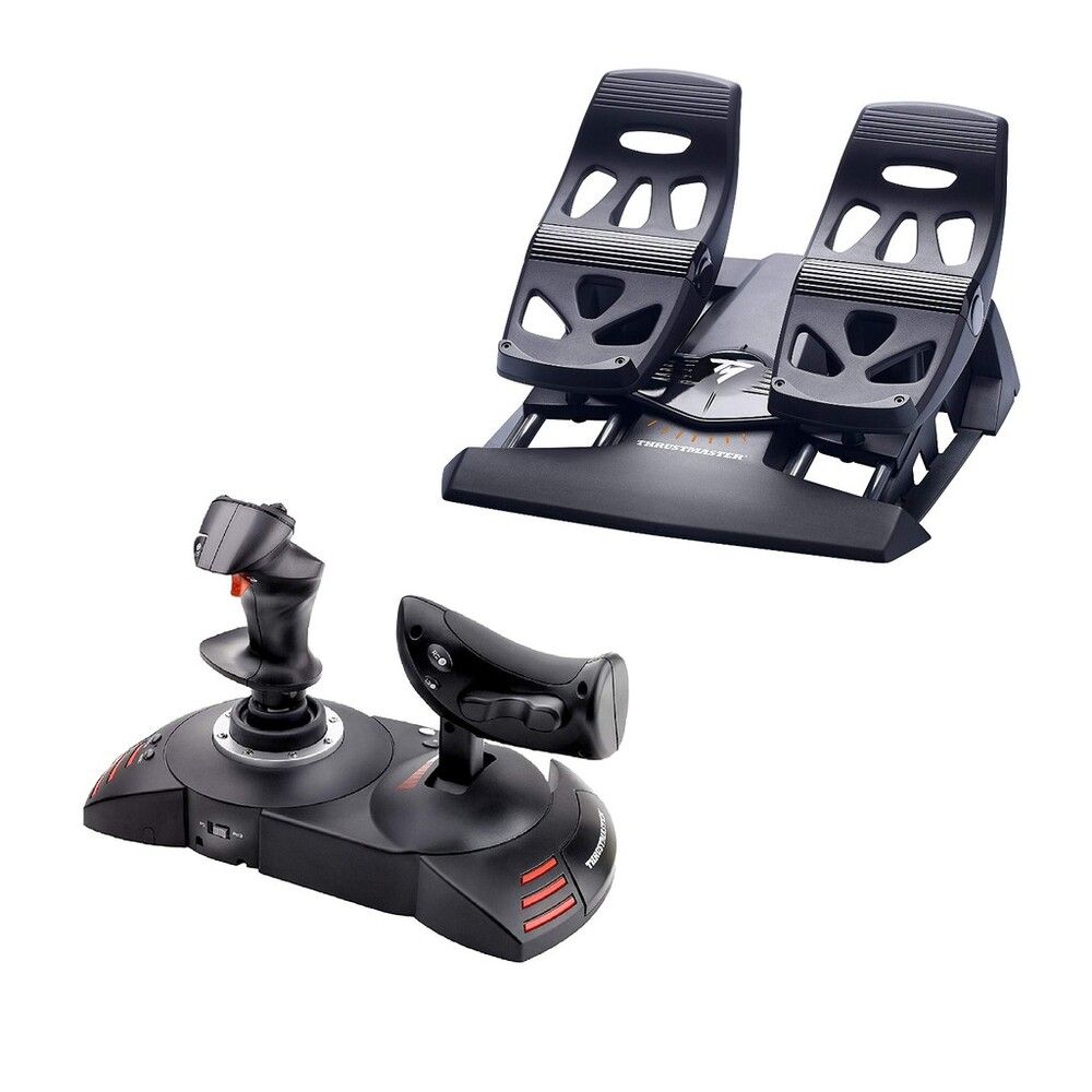 Manette Joystick FunFly Pro PC 15 Broches - Simulateur De Vol Avion RARE