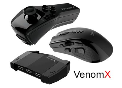 Venom-X V3 - ( VenomX ) - Stealth-Gamer - Souris Sans Fil pour PS4, PS3,  XBOX ONE, XBOX 360 et PC.