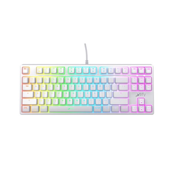 Clavier mécanique Xtrfy K4 TKL - WHite Edition - gaming
