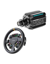 Bundle simracing MOZA R25 Ultra et MOZA CS Pro avec base Direct Drive et volant rond