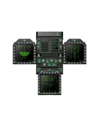 MOZA FMP18 Panel Bundle pour simulateur de vol F/A-18
