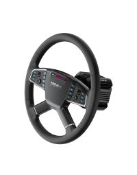 MOZA R5 Pro Truck Bundle avec Truck Steering Wheel 400 mm monté sur base Direct Drive