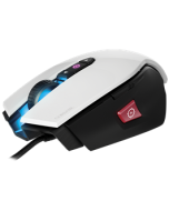 Souris Corsair M65 PRO RGB White vue en diagonale gauche avant