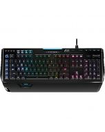 Logitech G910 vue de face avec Ã©clairage