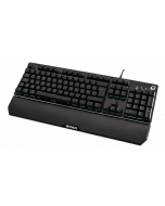 QPAD | MK-40  Clavier Méca-membrane Pro Gaming, Aluminium, rétro-éclairage LED 