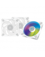 ARCTIC P12 PWM PST A-RGB 0db - ventilateur boîtier, pack de 3, blanc