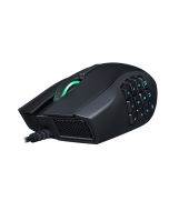 Souris Razer Naga Chroma rÃ©troÃ©clairage Vert/Bleu vue de face gauche