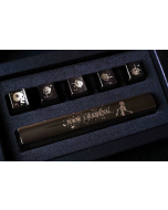 Keycaps Traitors "Skeleton" - Set de 6 touches premium avec placage métallique 