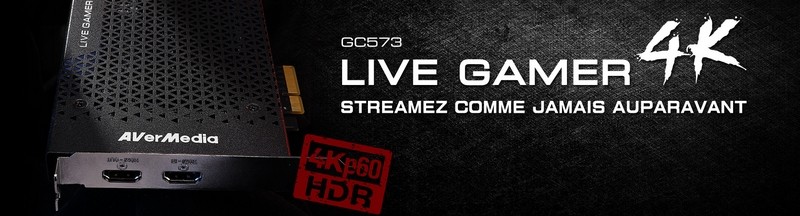 Carte Live Gamer 4K banner
