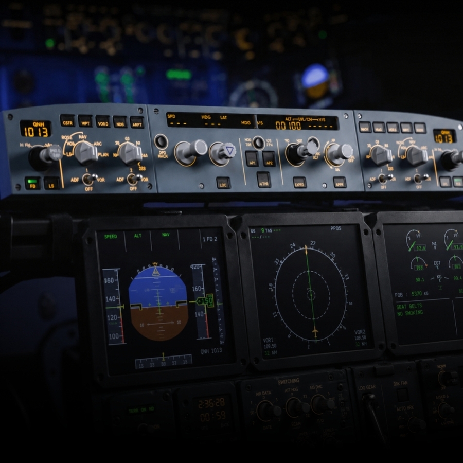 MOZA MA3F Bundle FCU et EFIS pour cockpit Airbus