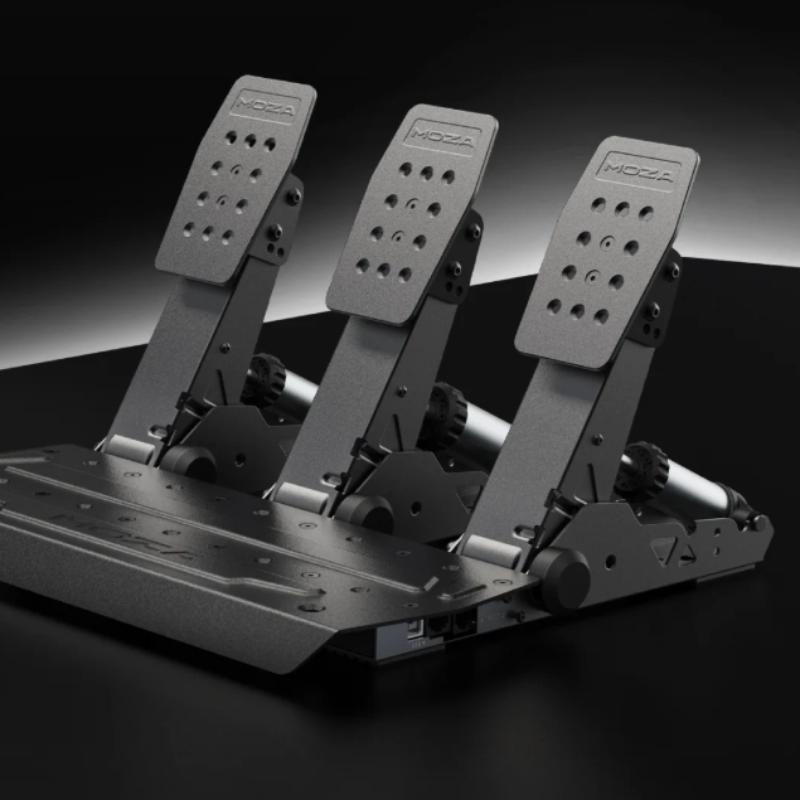 MOZA SRP2 pédalier simracing aluminium réglable cockpit