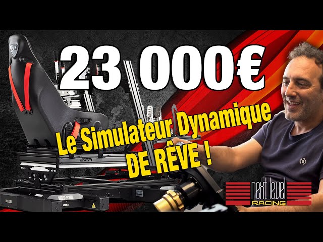 showroom simracing avec cockpit et volant Direct Drive