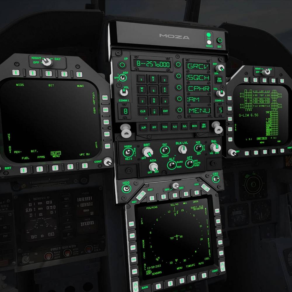 MOZA FMP18 Panel Bundle pour simulateur de vol F/A-18