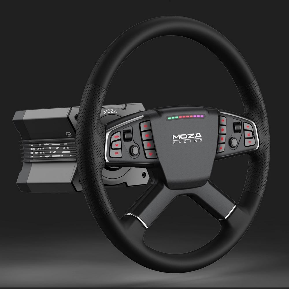 MOZA R12 V2 bundle avec volant camion TSW