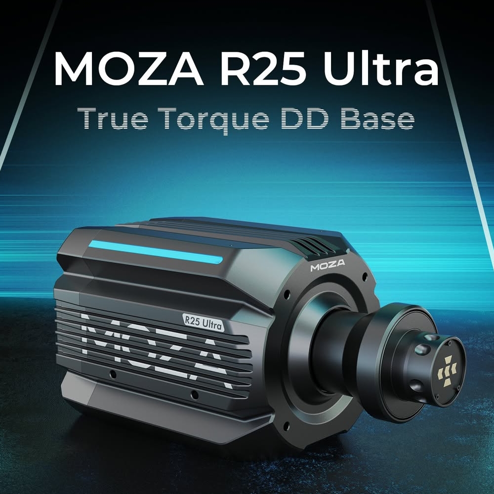 MOZA R25 Wheel Base avec éclairage RGB