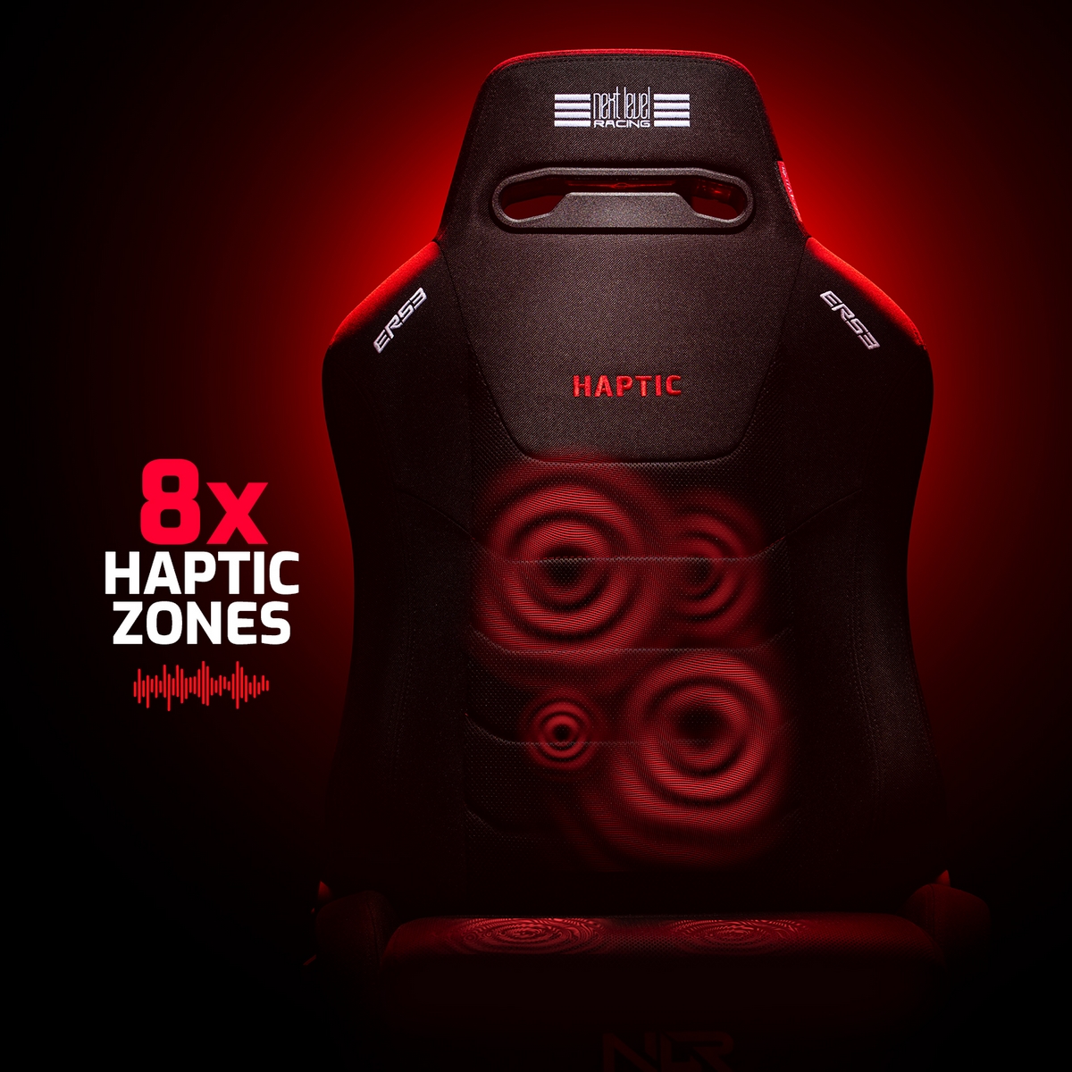 Next Level Racing ERS3 Haptic avec moteurs haptiques intégrés