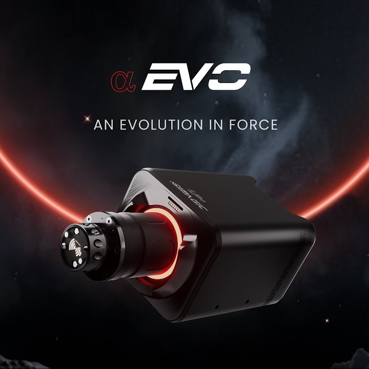 SIMAGIC Alpha EVO 12 Nm Direct Drive servo motor for sim racing