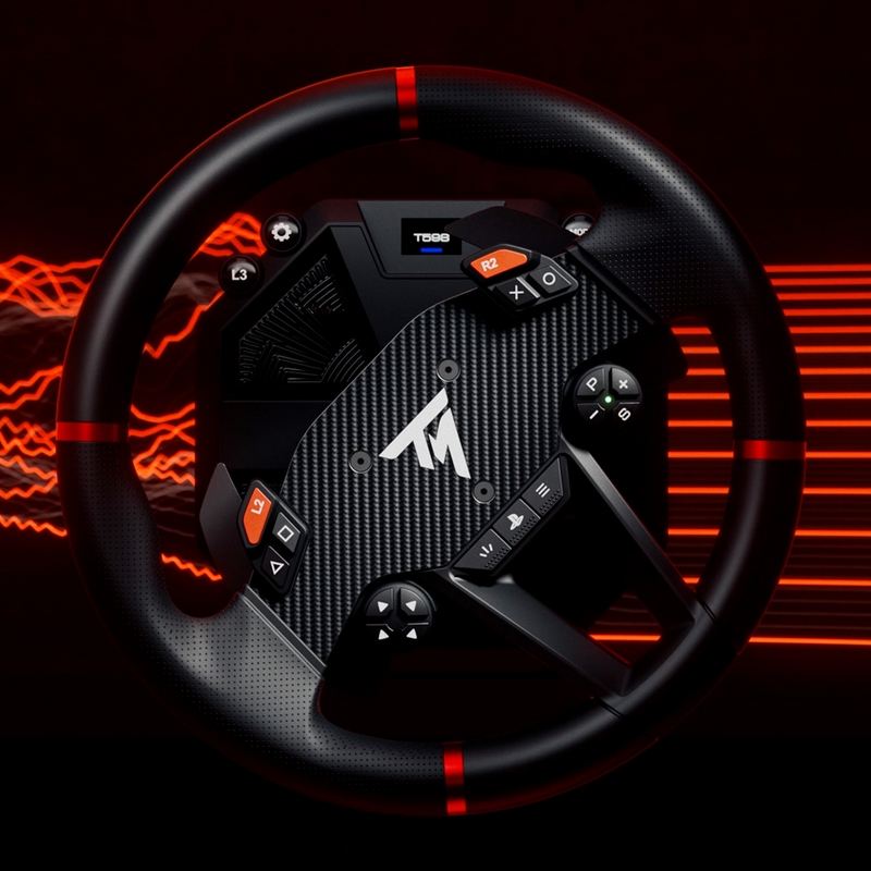 Thrustmaster T598 with Race Dash and LTE pedal set