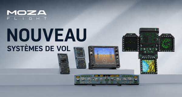 Nouveaux instruments de vol MOZA Flight