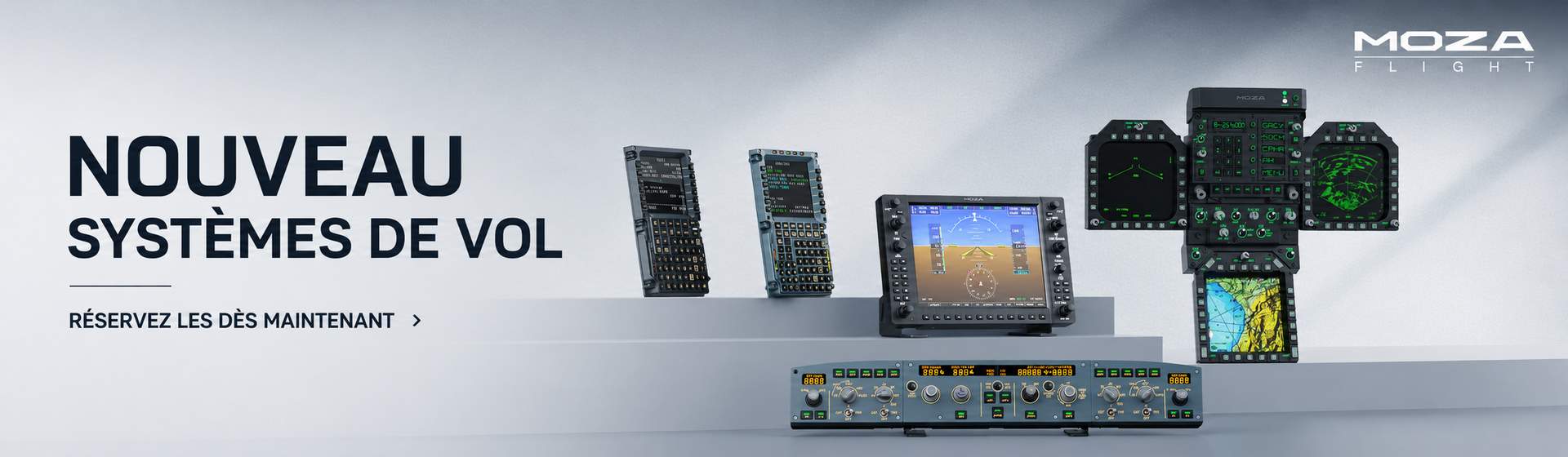 Nouveaux instruments de vol MOZA Flight